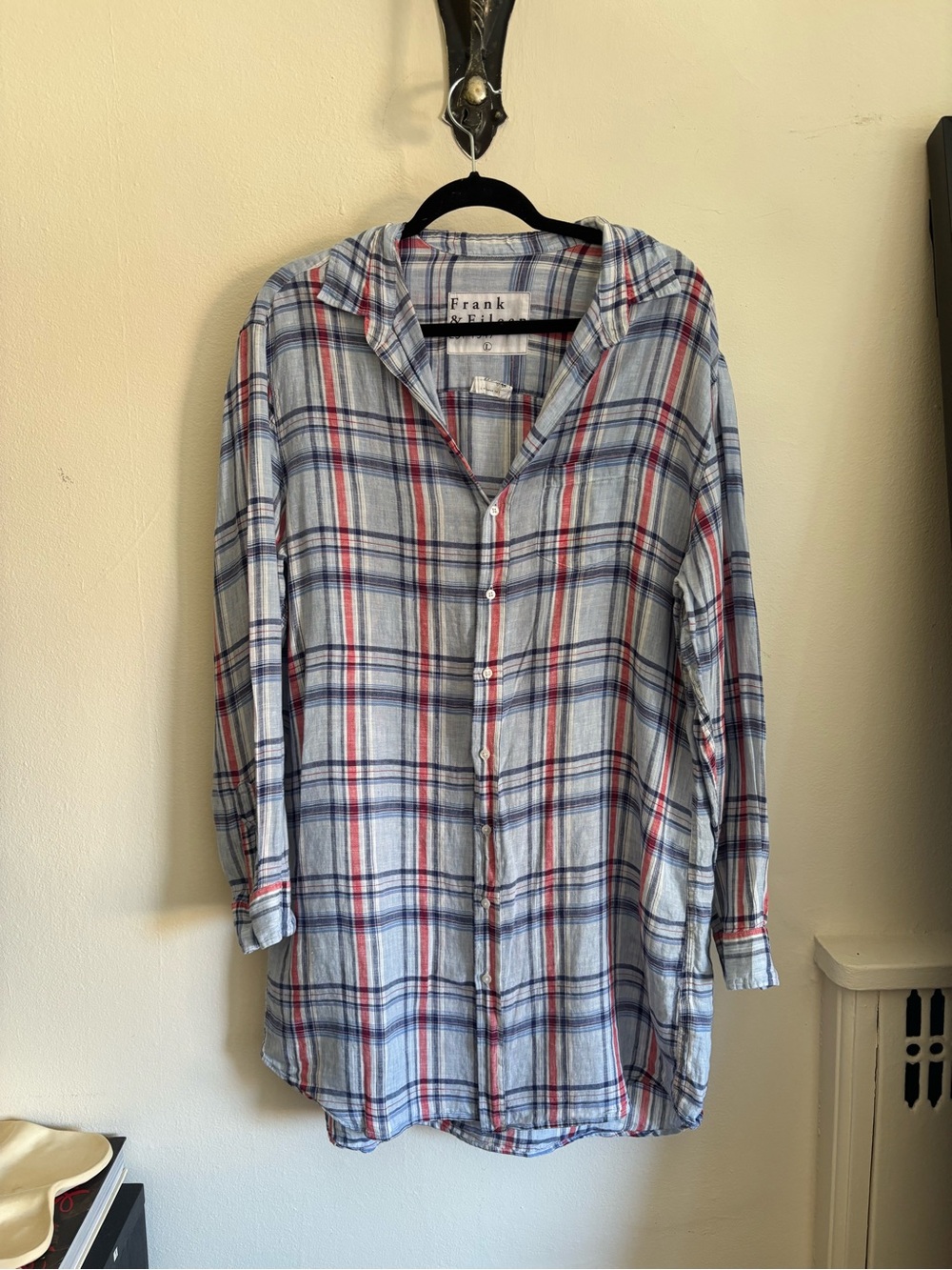 Frank and Eileen linen mary shirt dress
